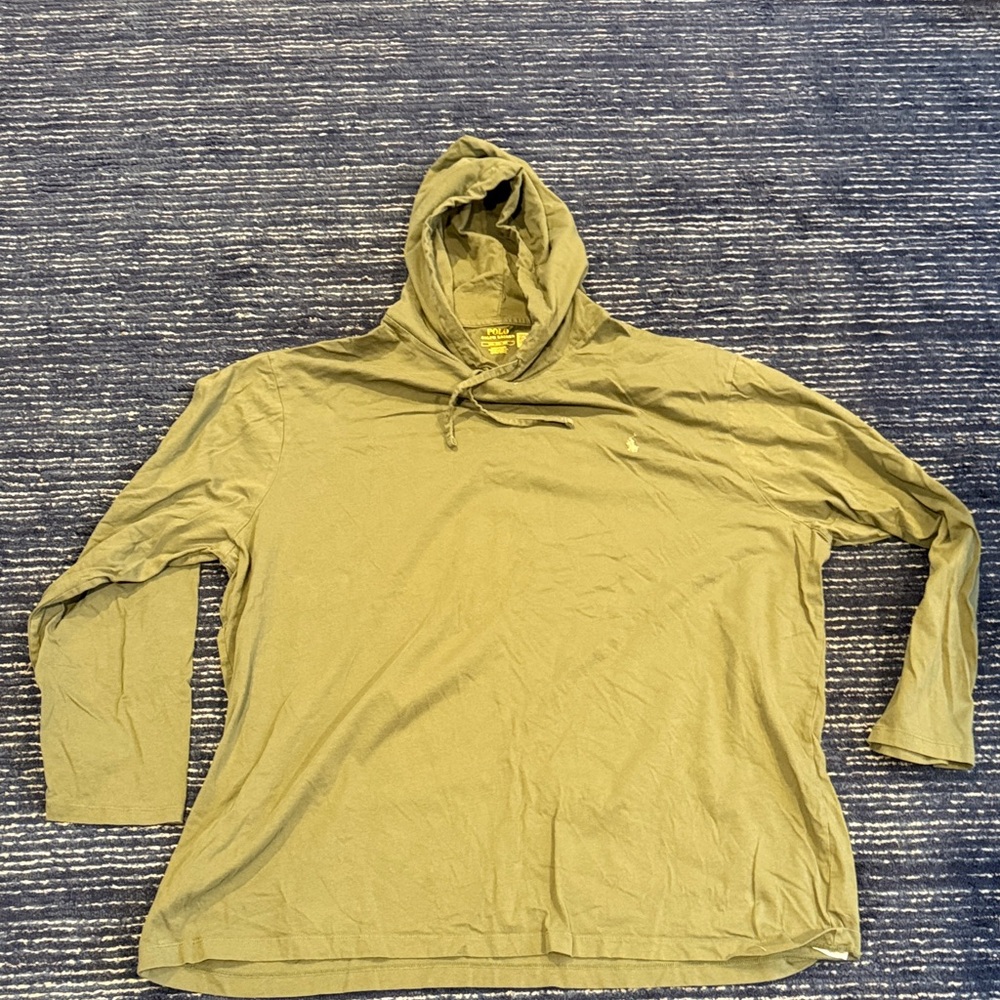 Polo by Ralph Lauren Olive Hooded Sweatshirt